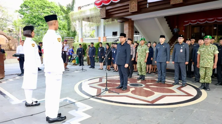 Paskibraka Denpasar Dikukuhkan, Siap Kibarkan Merah Putih pada HUT ke-81 RI
