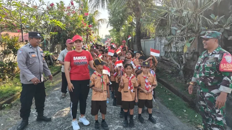 Babinsa Belumbang Bangkitkan Semangat Juang dalam Lomba PBB Sambut HUT RI