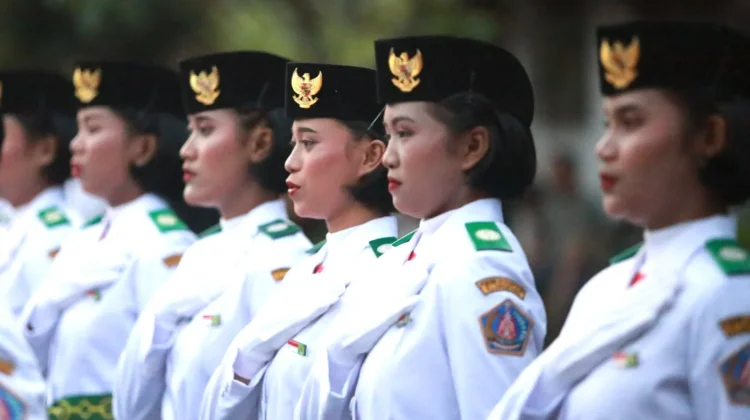 Bupati Satria Kukuhkan Anggota Paskibraka Kabupaten Klungkung Tahun 2026