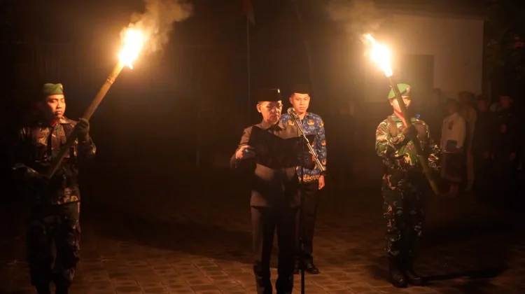 Bupati Satria Pimpin Apel Renungan Suci Kenang Jasa Pahlawan