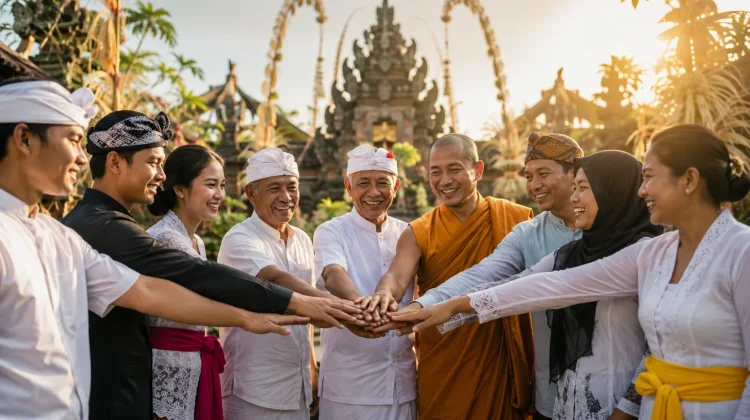 Bali Damai Bebas Rasisme, Tokoh Adat dan Agama Ajak Jaga Kerukunan