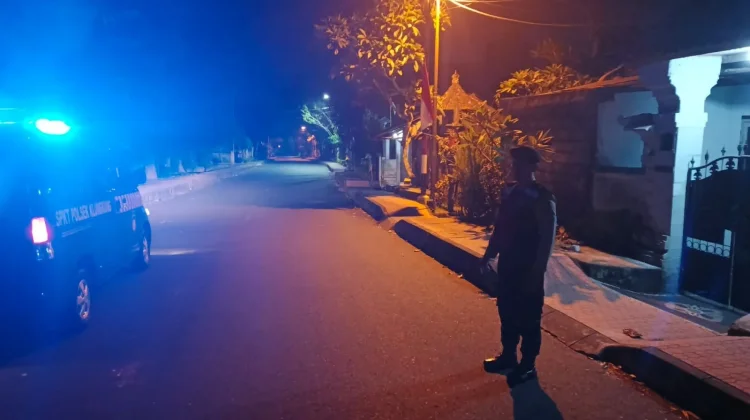 Patroli Malam Polsek Klungkung Cegah 3C
