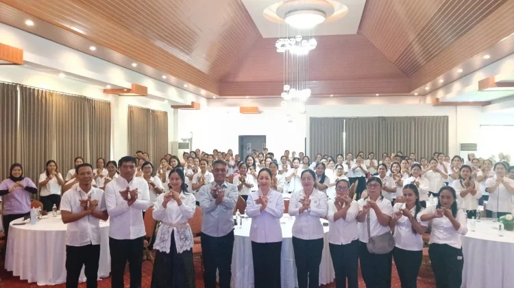 TP Posyandu Gianyar Gelar Pelatihan SPA Bayi bagi Kader Posyandu dan KKM Desa