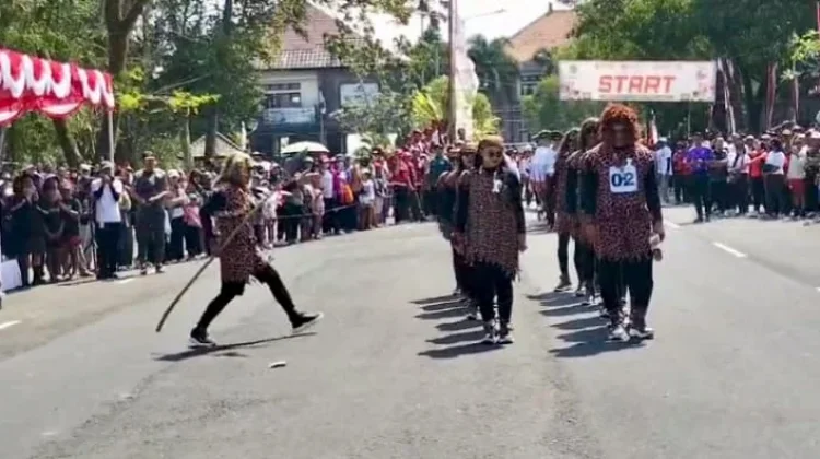 Puluhan Regu Kreasi Meriahkan HUT RI di Jembrana