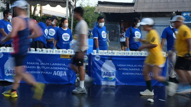 AQUA Hadirkan Hidrasi Berkualitas bagi 14 Ribu Peserta Maybank Marathon 2026