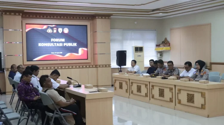 Polres Gianyar Gelar Forum Konsultasi Publik, Perkuat Kualitas Pelayanan