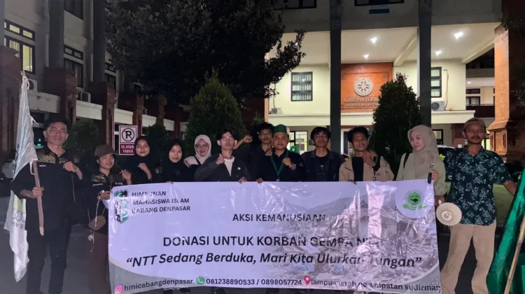 HMI dan PMBD Galang Dana Kemanusiaan di Denpasar untuk Korban Bencana NTT