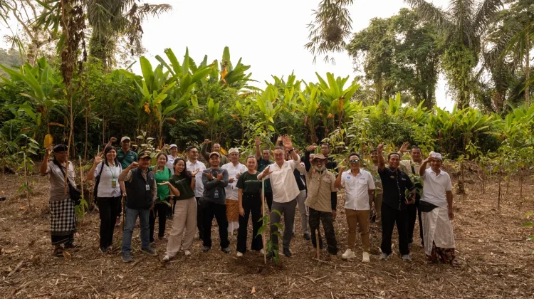 Nuanu Dukung Reforestasi Batukaru, 100 Pohon Dirawat Selama Setahun