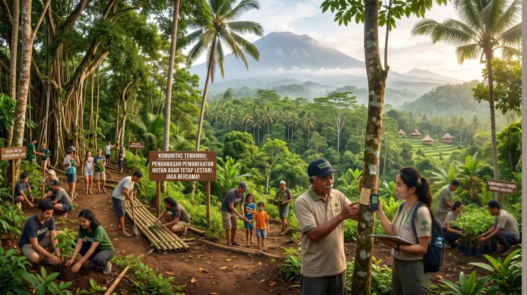 Komunitas Temanmu Dorong Pengawasan Pemanfaatan Hutan agar Tetap Lestari