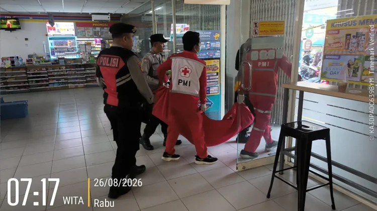 Diduga Terlilit Pinjol, Pria 26 Tahun Ditemukan Meninggal di Indomaret Buduk