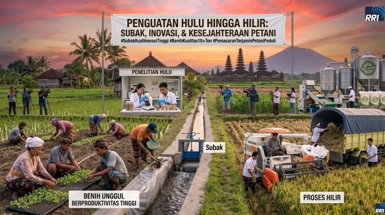 Penguatan Subak dan Hilirisasi Jadi Kunci Pertahankan Swasembada Pangan