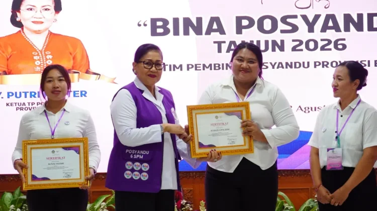 Ny. Putri Koster Minta Ilmu Bimtek Posyandu Tak Berhenti di Ruang Pelatihan
