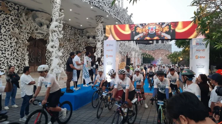 Event Sepeda "Barong Melali", Ratusan Peserta Jelajahi Rute 140KM di Gianyar
