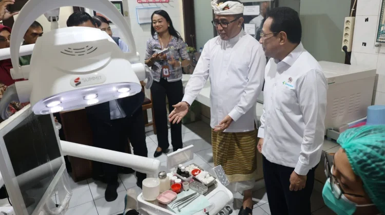 Wamenkes Puji Layanan Pustu Dauh Puri dan Inovasi Damakesmas Denpasar