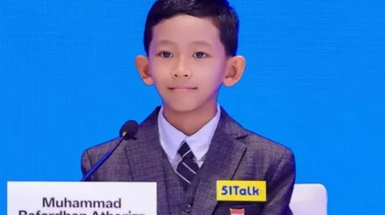 Rafardhan Anak Asal Indonesia Angkat Isu Sampah Plastik di Panggung Global