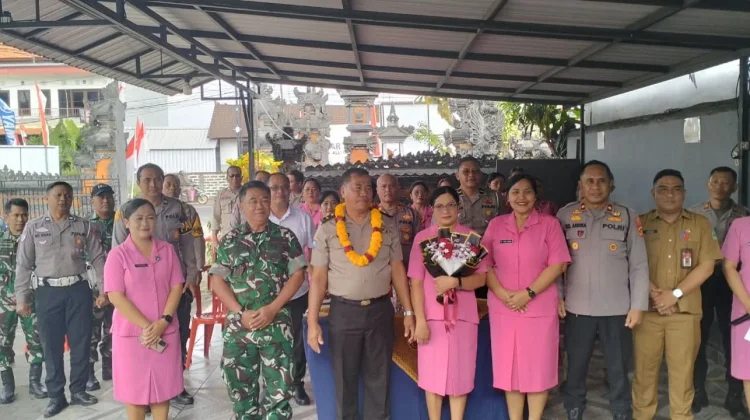 Danramil Kerambitan Perkuat Silaturahmi TNI-Polri Jaga Kondusivitas Wilayah