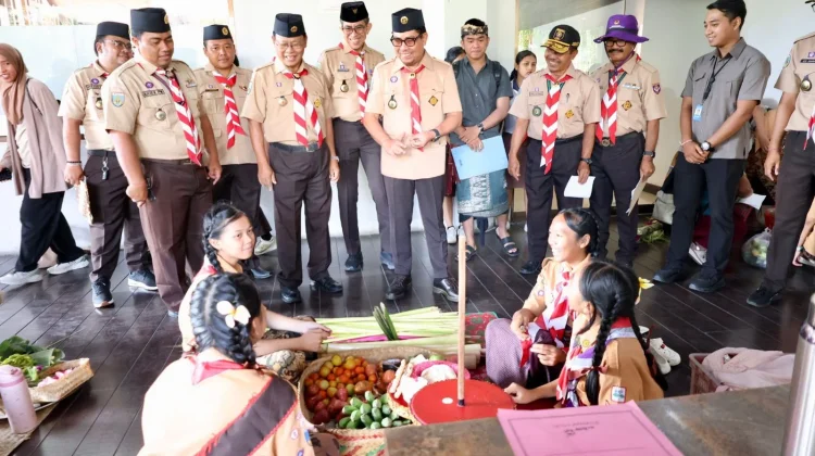 Puluhan Tim Ramaikan Lomba Budaya dan Keterampilan Pramuka Denpasar