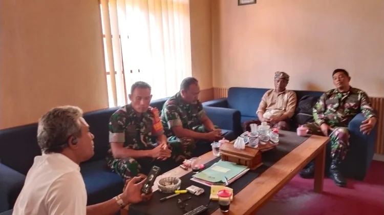 Kodim Tabanan Tinjau Kesiapan Lahan KDMP dan Pembangunan Jembatan di Bangli