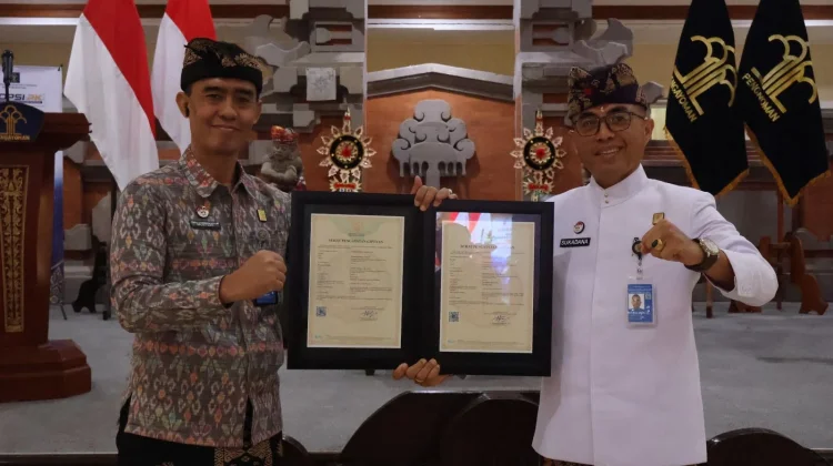 Dua Karya Inovasi Kearsipan Kanwil Kemenkum Bali Resmi Bersertifikat Hak Cipta