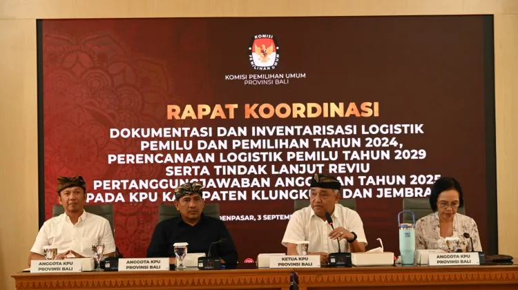 KPU Bali Jadikan Evaluasi Logistik Pemilu 2024 sebagai Pijakan Pemilu 2029