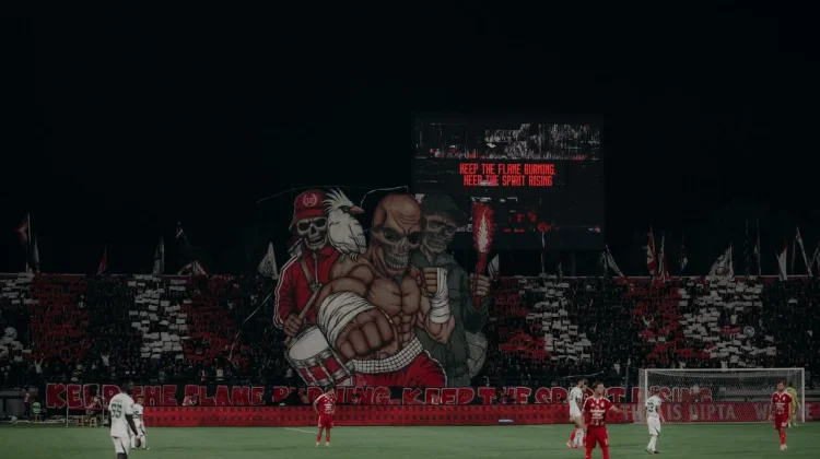 Atmosfer Stadion Dipta Iringi Kemenangan Bali United atas PSS Sleman