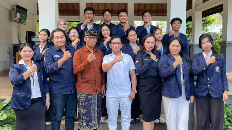 Audiensi Tim PPK Ormawa FH Unud, Rencana Desa Nyalian Jadi Desa Wisata
