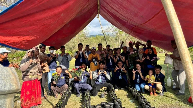 Mahasiswa Unwar Budidaya Krisan di Pesisir NTT