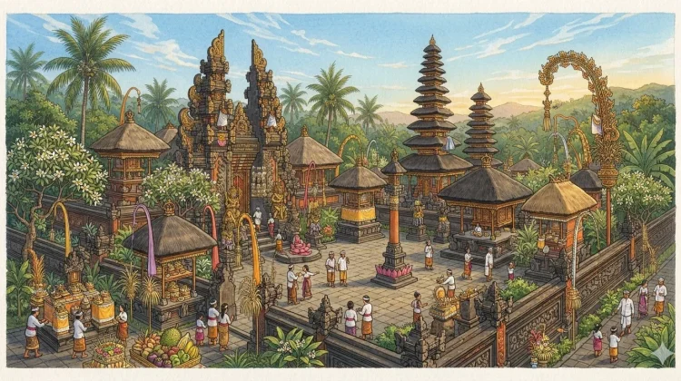 Pesona Arkeologi Pura Penataran Agung Penatih, Destinasi Wisata di Denpasar
