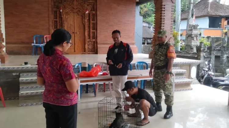 Babinsa Wongaya Gede Dukung Pencegahan Rabies