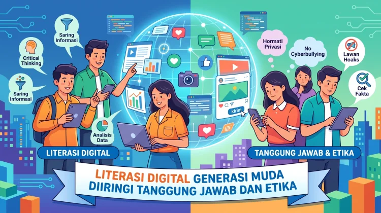 Literasi Digital Generasi Muda Harus Diiringi Tanggung Jawab dan Etika