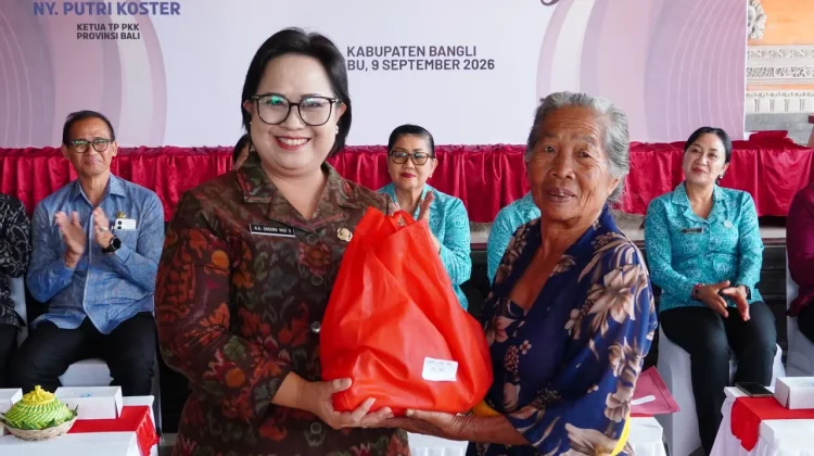 TP PKK Provinsi Bali Gelar Kegiatan Aksi Sosial “Bergerak dan Berbagi” di Bangli