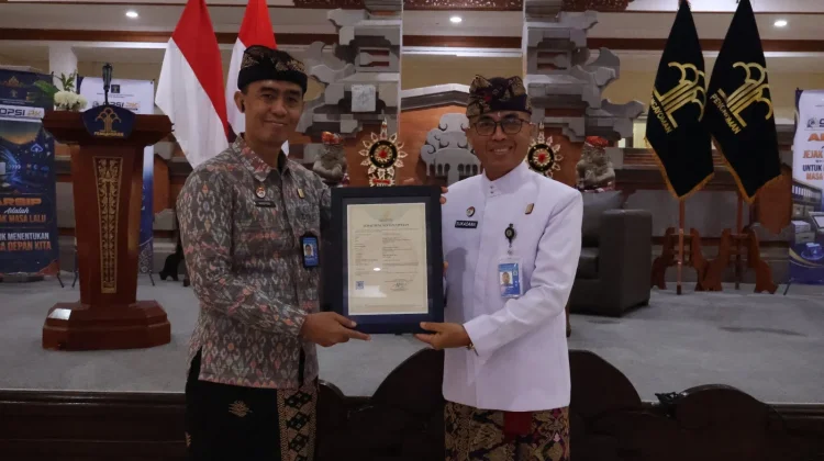Dua Inovasi Kearsipan Kanwil Kemenkum Bali Kantongi Sertifikat Hak Cipta