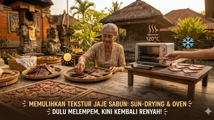 Jangan Dibuang! Begini Cara Mengembalikan Tekstur Jaje Sabun Bali yang Melempem