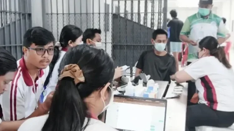 Lapas Kerobokan Skrining TBC untuk 500 Warga Binaan