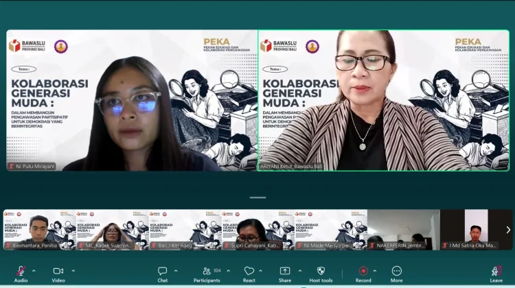 Bawaslu Bali Dorong Mahasiswa Kritis Kawal Proses Demokrasi