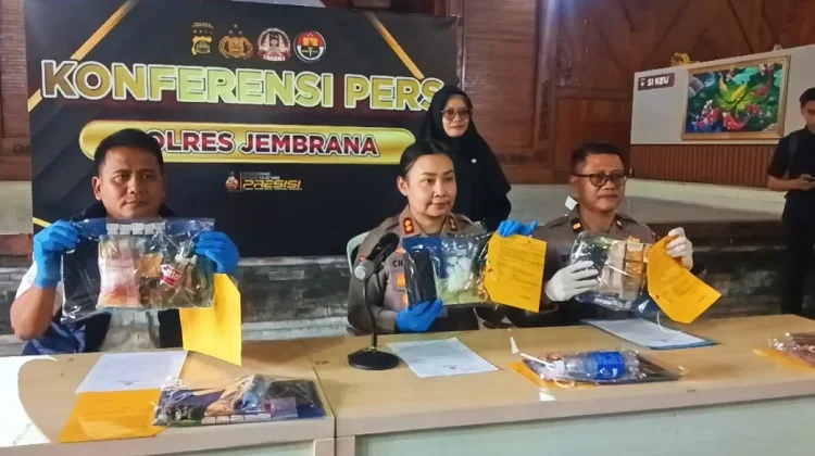 Seratus Gram Lebih Sabu Disita, Polres Jembrana Selamatkan Ribuan Orang