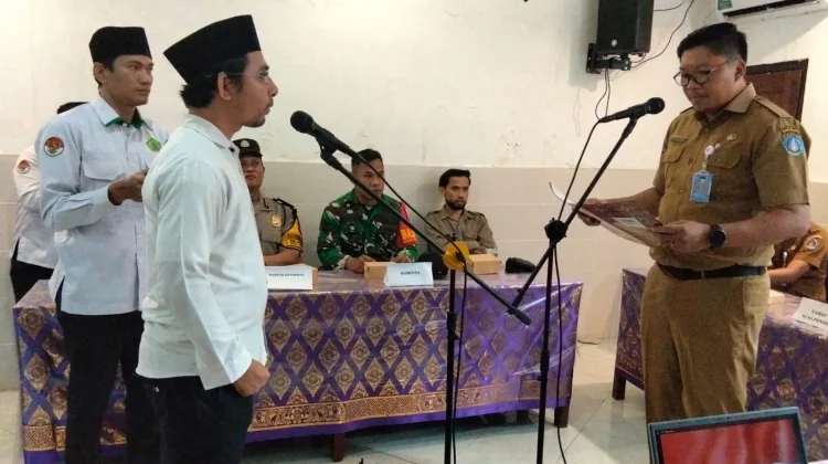 Anggota BPD Kampung Toyapakeh Resmi Dilantik