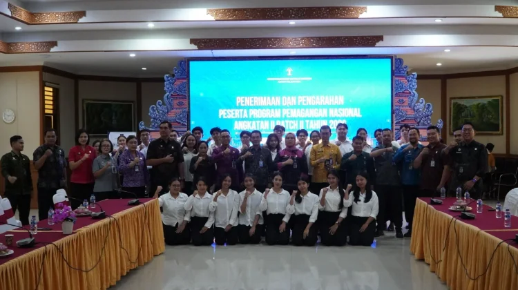 Kakanwil Kemenkum Bali Terima 23 Peserta Pemagangan Nasional