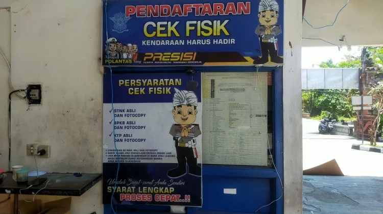 Urus Pajak 5 Tahunan Kendaraan Luar Kota di Denpasar, Begini Proses Cek Fisiknya