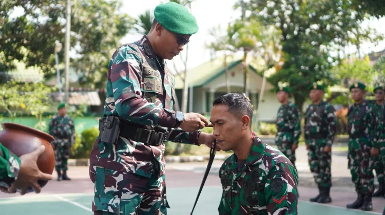 Kodim Klungkung Lepas Dua Prajurit, Terima Tiga Anggota