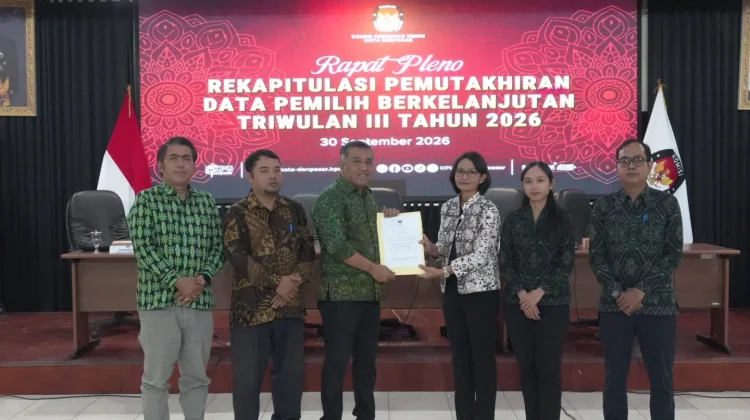 KPU Denpasar Catat 526.506 Pemilih, Akurasi Data Jadi Fondasi Hak Pilih