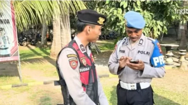 Cegah Judi Online, Propam Nusa Penida Periksa Personel