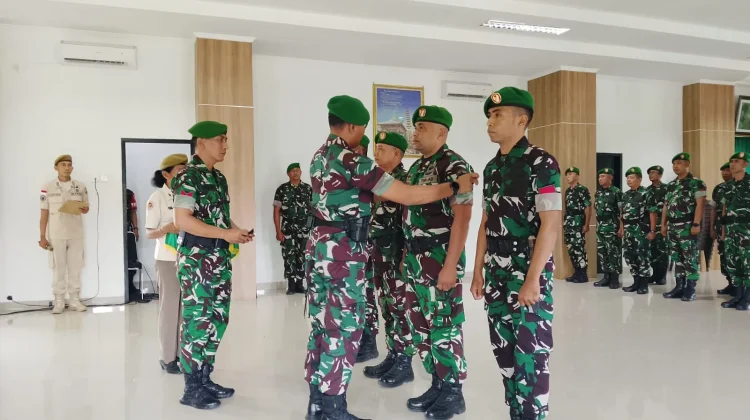 Sebanyak 11 Personel Kodim Klungkung Resmi Sandang Pangkat Baru