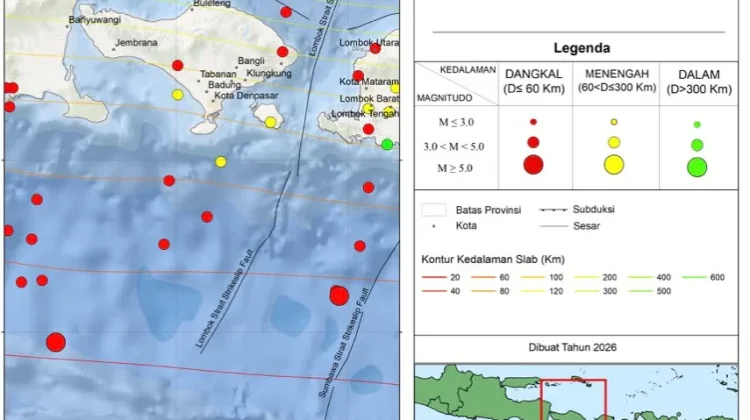 Puluhan Gempa Guncang Bali, Ini Penjelasan Stasiun Geofisika Denpasar