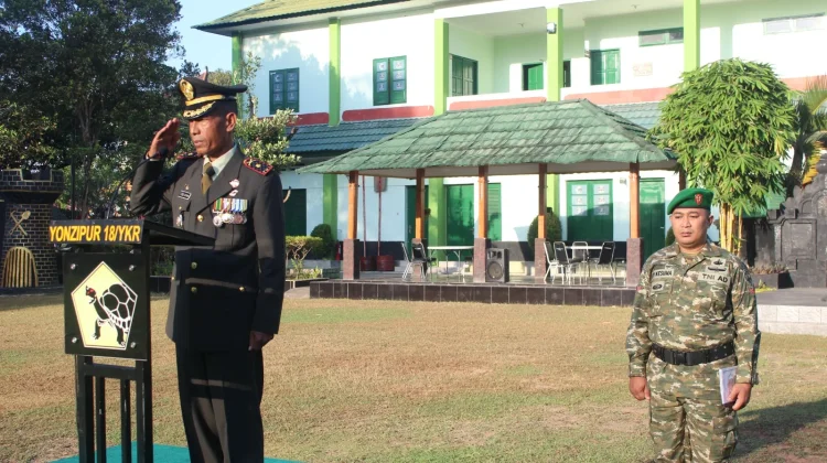 Kodim Gianyar Gelar Upacara HUT ke-81 TNI, Prajurit Diminta Terapkan Nilai PRIMA