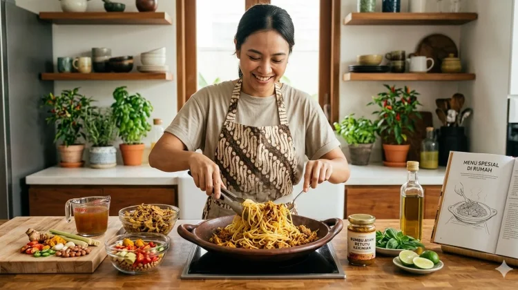 Rahasia Meracik Spaghetti Ayam Betutu Kekinian untuk Menu Spesial di Rumah