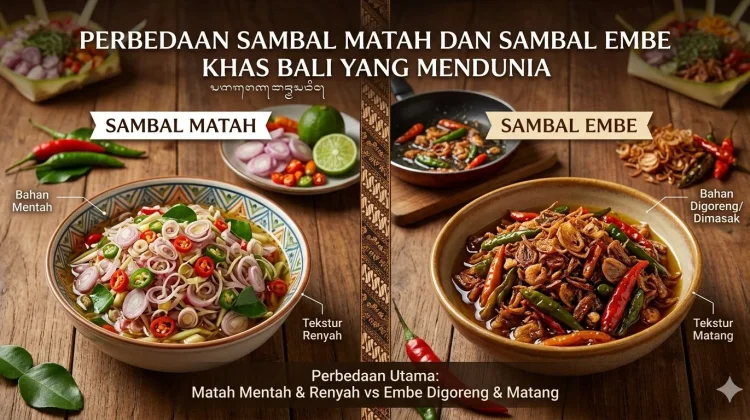 Menilik Perbedaan Sambal Matah dan Sambal Embe Khas Bali yang Mendunia