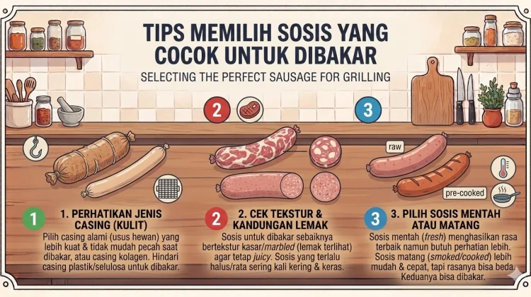 Jangan Salah Beli, Ini Tips Memilih Sosis yang Cocok untuk Dibakar