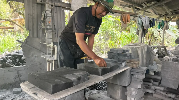 KUR BRI Dukung Usaha Batu Alam Mudiarsa Berkembang