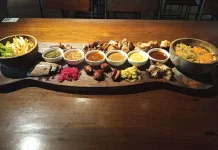 Smoked set Sampler 1 Meter, Andalan The Fork